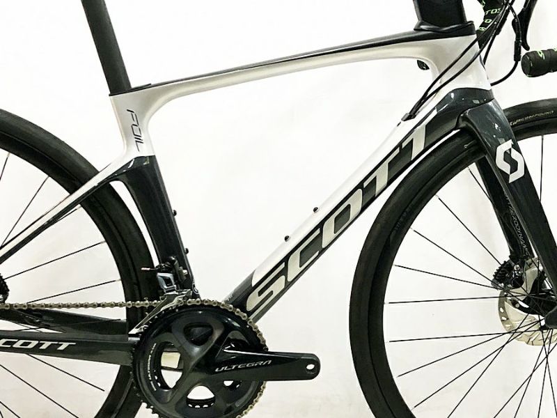 美品 スコット SCOTT フォイル20 ディスク FOIL 20 DISC ULTEGRA 油圧DISC 2019年モデル カーボンロードバイク 49 サイズ BK/SI