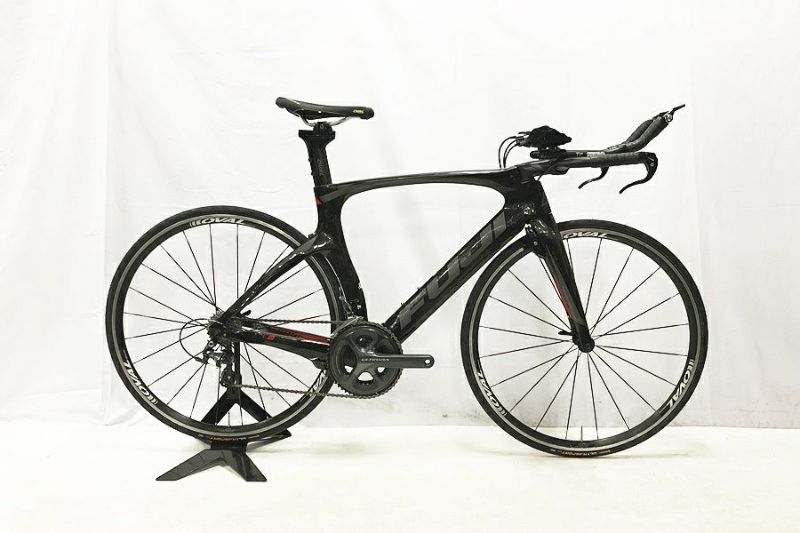 【店頭受取可】フジ FUJI NORCOM STRAIGHT 1.1 ULTEGRA 2015年 カーボン TTバイク 53サイズ 2×11速 ブラック