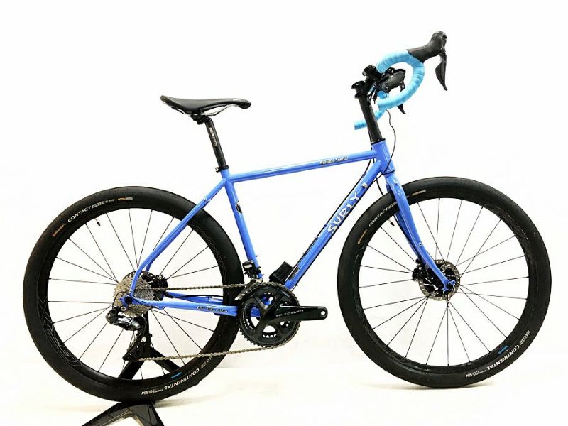 美品 サーリー SURLY ミッドナイト スペシャル ULTEGRA 電動Di2 油圧DISC/105 MIX ロードプラスバイク クロモリ  ロードバイク 46 BL