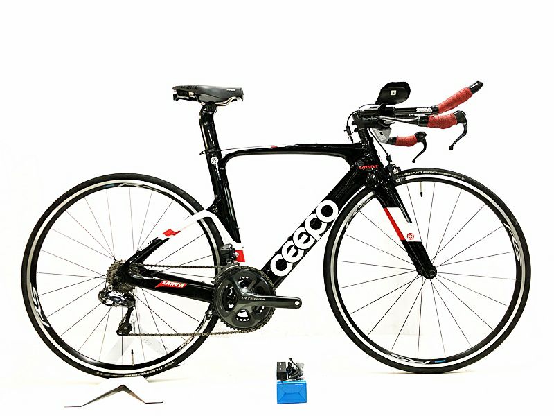 シーポ CEEPO カタナ KATANA トライアスロン ULTEGRA 電動Di2 2017年モデル カーボンロードバイク Mサイズ  ブラック/ホワイト