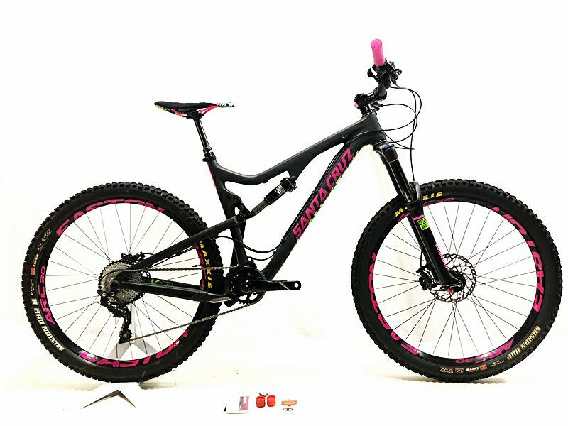 【店頭受取可】美品 サンタクルズ SANTA CRUZ ブロンソンC Bronson C 27.5 2015年モデル 油圧DISC カーボン  マウンテンバイク Lサイズ BK