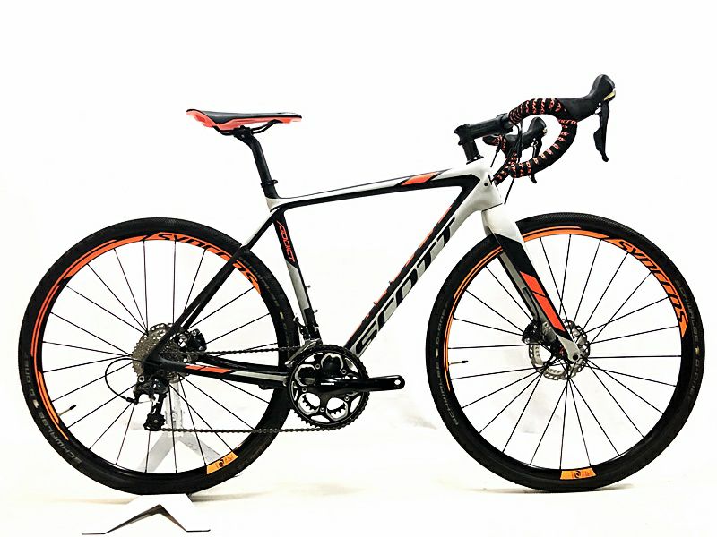 スコット SCOTT アディクト グラベル ディスク ADDICT GRAVEL DISC ULTEGRA 油圧DISC 2017年 カーボン ロードバイク 52(S)サイズ グレー