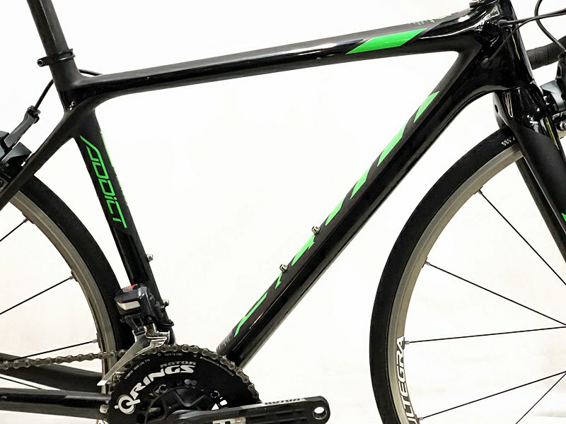 スコット SCOTT アディクト チーム イシュー ADDICT TEAM ISSUE ULTEGRA 電動Di2 2016年 カーボンロードバイク  49(XS)サイズ ブラック