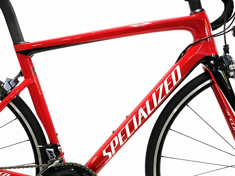 美品 スペシャライズド ターマック エキスパート TARMAC MEN EXPERT ULTEGRA 2018年モデル カーボンロードバイク  54サイズ レッド