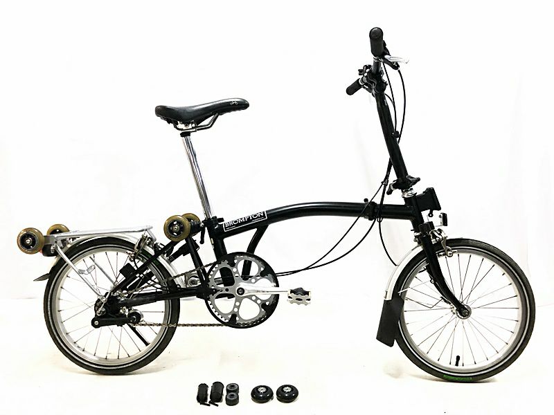 ブロンプトン BROMPTON エムスリーエル カスタム M3L 2012年モデル 3段変速 折り畳み自転車 16インチ ブラック