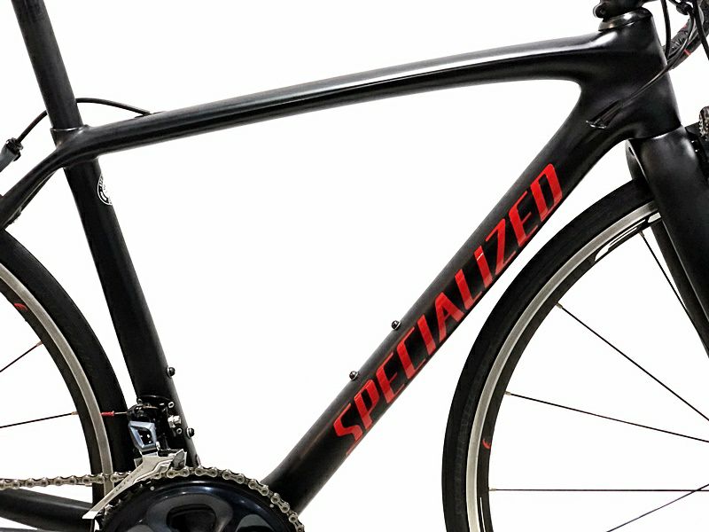 スペシャライズド SPECIALIZED ターマック コンプ TARMAC COMP ULTEGRA 2018年モデル カーボンロードバイク  49サイズ ブラック/レッド