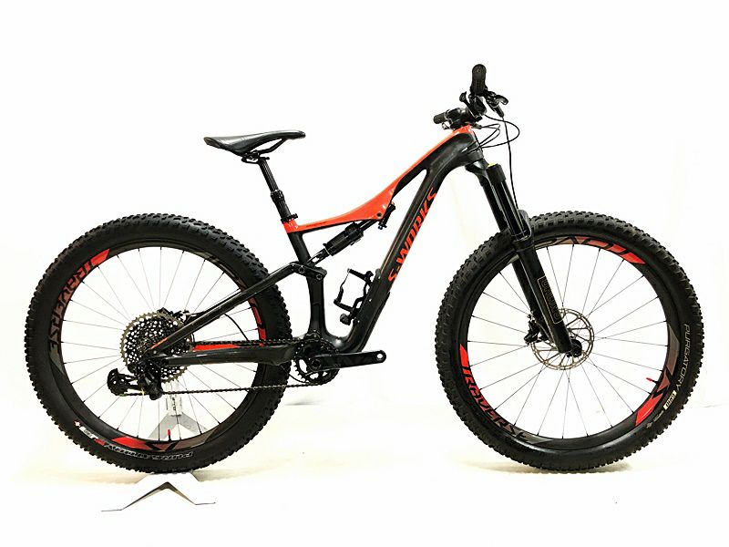 ○スペシャライズド エスワークス スタンプジャンパー 27.5 FSR 6FATTIE S-WORKS STUMPJUMPER FSR 2017年  カーボンマウンテンバイク S○