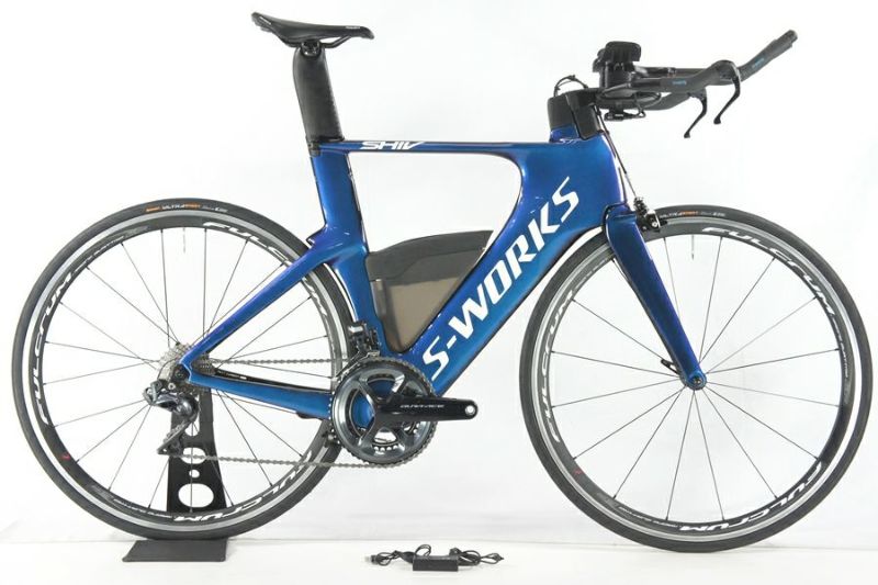 ◇◇ スペシャライズド SPECIALIZED エスワークス S-WORKS シヴ SHIV ULTEGRA 8050 Di2 2018年 カーボン TT  Mサイズ 11速 100/130 QR 電動（サイクルパラダイス大阪より配送 ※店頭受取不可）