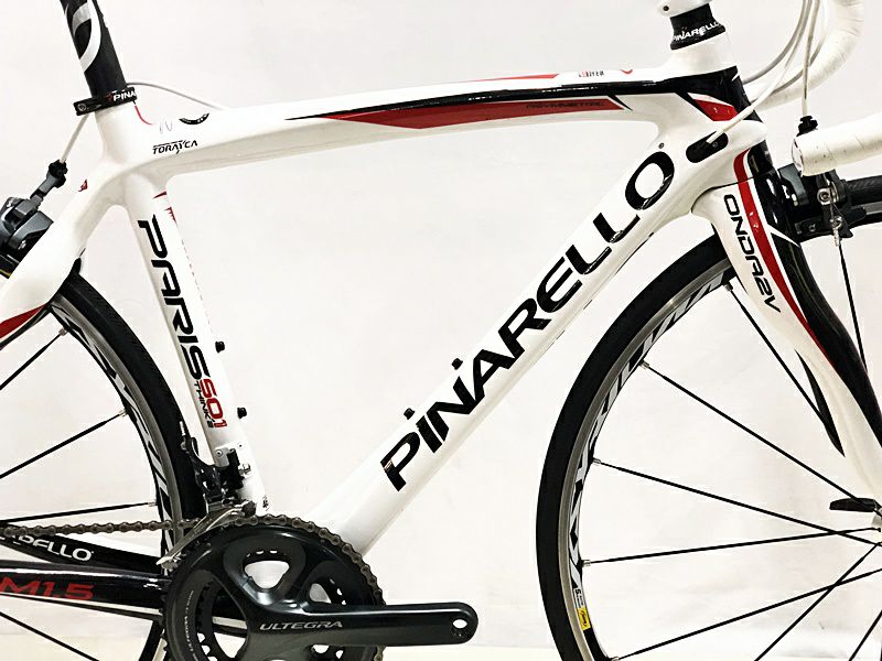 ピナレロ PINARELLO パリ PARIS 50-1.5 THINK2 ULTEGRA 2014年モデル カーボンロードバイク 46.5SLサイズ  ホワイト/レッド