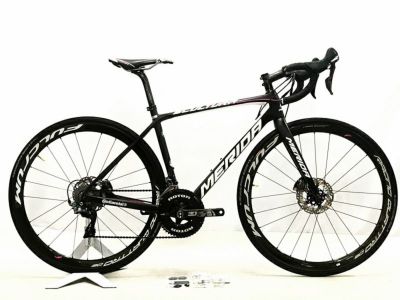 メリダ MERIDA スクルトゥーラ SCULTURA DISC TEAM ULTEGRA/DURA-ACE/ROTOR MIX 油圧DISC 2017年  カーボンロードバイク 47(XS)サイズ BK