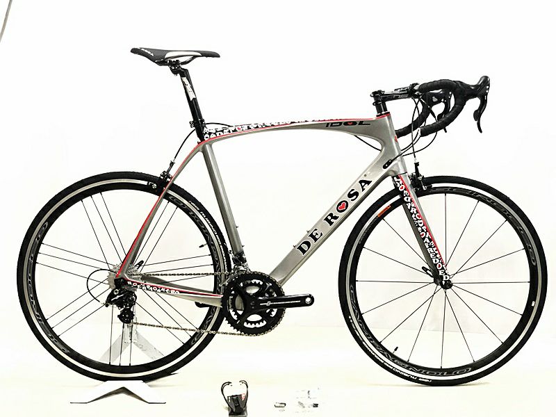 未使用品 デローザ DEROSA アイドル レボ IDOL Revo CAMPAGNOLO POTENZA 2019年モデル カーボンロードバイク  59.5サイズ シルバー