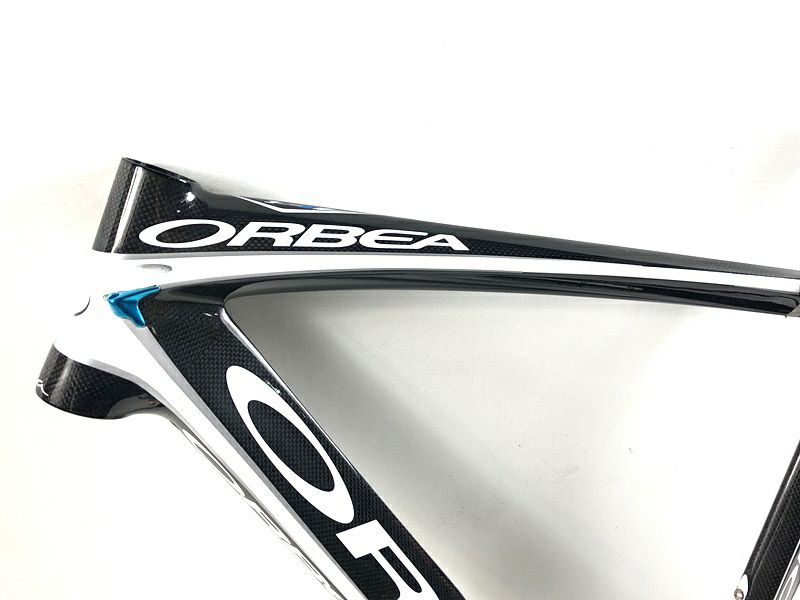 美品 オルベア ORBEA オルカゴールド ORCA GOLD フレームセット 2012年 53サイズ カーボン ホワイト ブルー