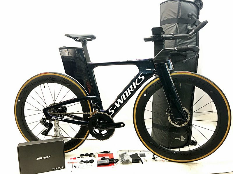 ○美品 世界限定500台 スペシャライズド シヴ S-WORKS SHIV DISC LTD DURA-ACE 電動Di2 DISC 2019年 TT  トライアスロン ロードバイク XS○