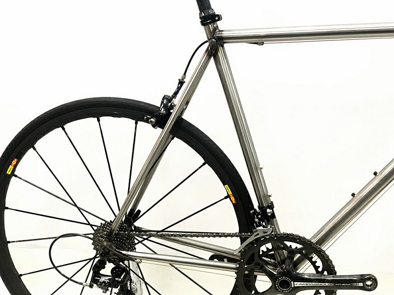 美品 フォーカル フォーティフォー FOCALE44 マスタング Mustang CAMPAGNOLO ATHENA 2018年頃  クロモリロードバイク 55サイズ RAWカラー