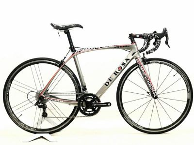 デローザ DE ROSA アイドル レボ IDOL Revo カスタム CAMPAGNOLO POTENZA 2018年モデル カーボンロードバイク  52サイズ シルバー