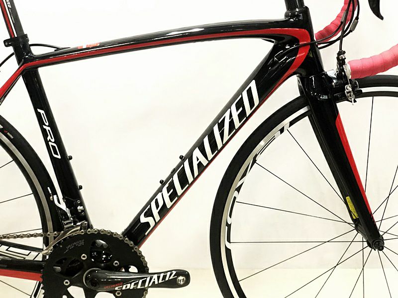 美品 スペシャライズド ターマック プロ SL4 TARMAC PRO SL4 DURA-ACE 2013年モデル カーボンロードバイク 52サイズ  ブラック/レッド