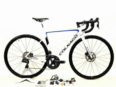 超美品 コルナゴ COLNAGO ブイスリー ディスク V3 DISC ULTEGRA 電動Di2 油圧DISC 2020年 カーボンロードバイク  48サイズ ホワイト