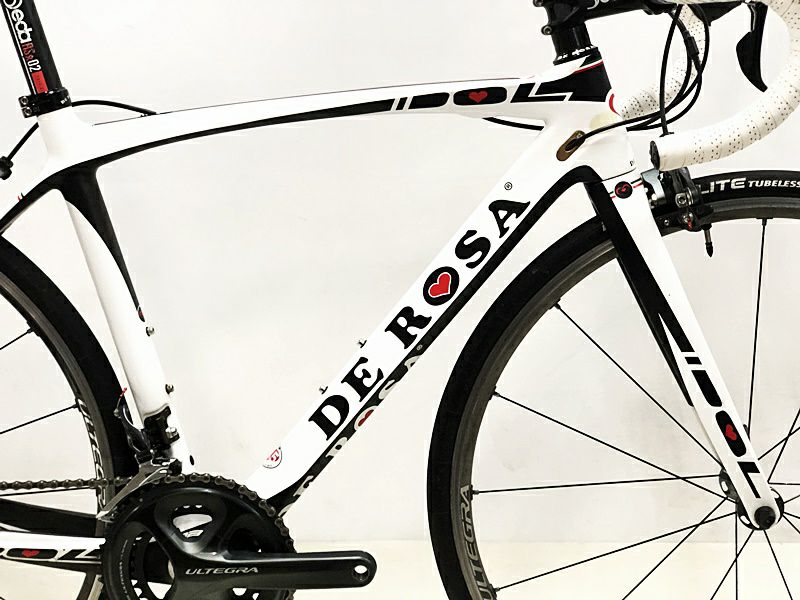 デローザ DE ROSA アイドル IDOL ULTEGRA 2015年モデル カーボンロードバイク 49.5SLサイズ ホワイト/ブラック