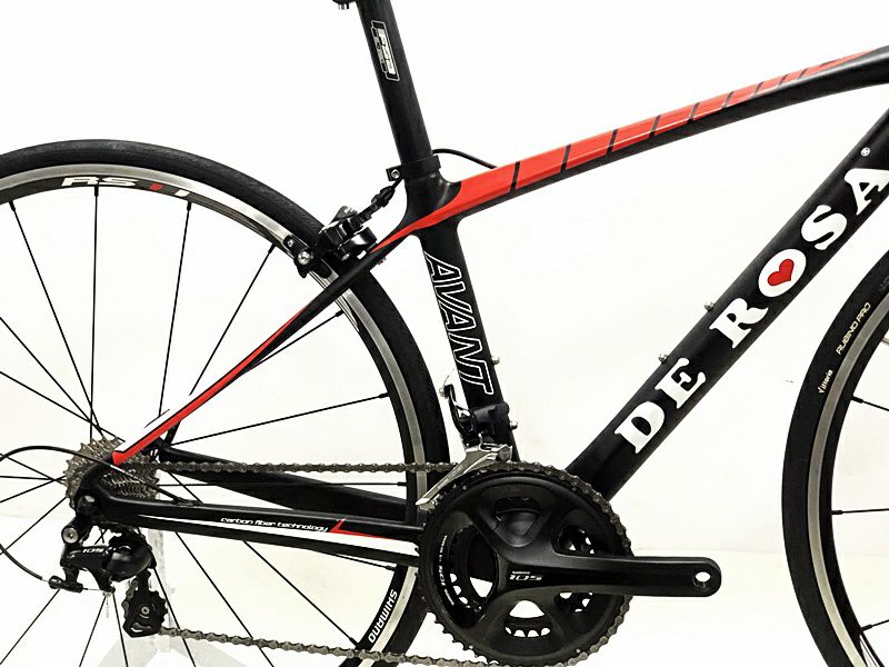 デローザ DE ROSA アヴァント AVANT 105 2015年モデル カーボンロードバイク 36.5SLサイズ ブラック/レッド