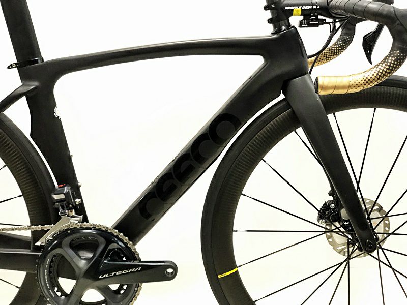 シーポ CEEPO マンバ R MANBA-R STI ULTEGRA 電動Di2 油圧DISC 2020年 カーボンロードバイク XS(46)サイズ  グレー/ブラック