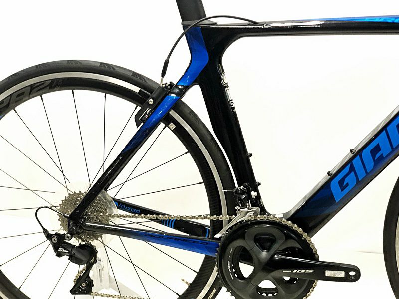 ジャイアント GIANT プロペル アドバンスド 2 PROPEL ADVANCED 2 105 2019年モデル カーボンロードバイク  500(S)サイズ ブラック/ブルー