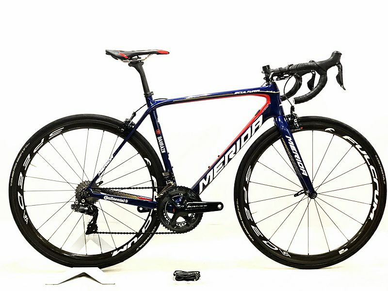 メリダ MERIDA スクルトゥーラ チームE SCULTURA TEAM E DURA-ACE 電動Di2 2018年 カーボンロードバイク  465(S/M)サイズ チームカラー