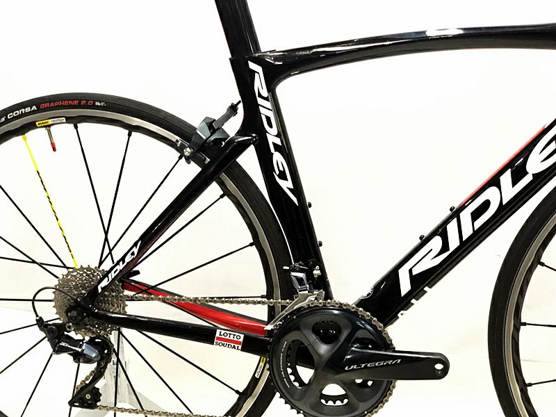 リドレー RIDLEY ノア NOAH ULTEGRA 2018年モデル 30tonHM CARBONカーボンロードバイク Sサイズ ブラック