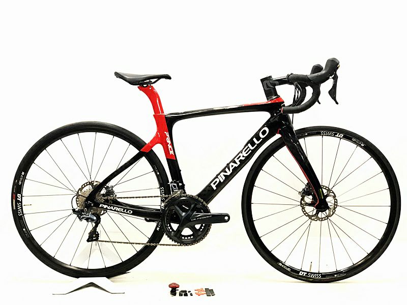 サイト限定販売】ピナレロ PINARELLO プリンス ディスク PRINCE DISK ULTEGRA 油圧DISC 2019年  カーボンロードバイク 46.5SLサイズ ブラック/レッド