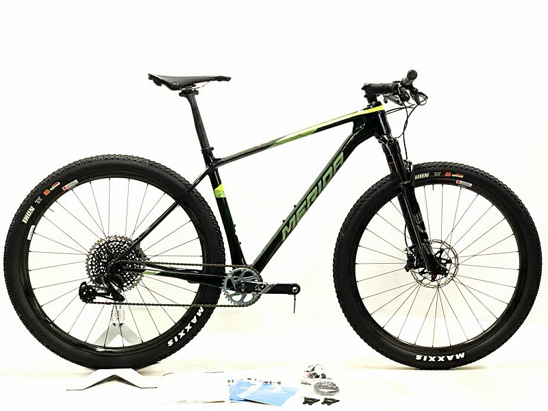 ●未走行品 メリダ MERIDA ビッグナイン BIG.NINE 8000 2020年 油圧DISC 29er カーボン マウンテンバイク  Boost規格 Lサイズ グリーン●