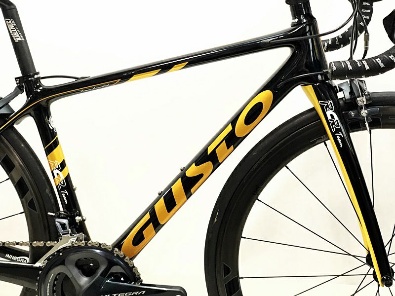 グスト GUSTO RCR TEAM LIMITED ULTEGRA 2020年モデル カーボンロードバイク Mサイズ ブラック/ゴールド