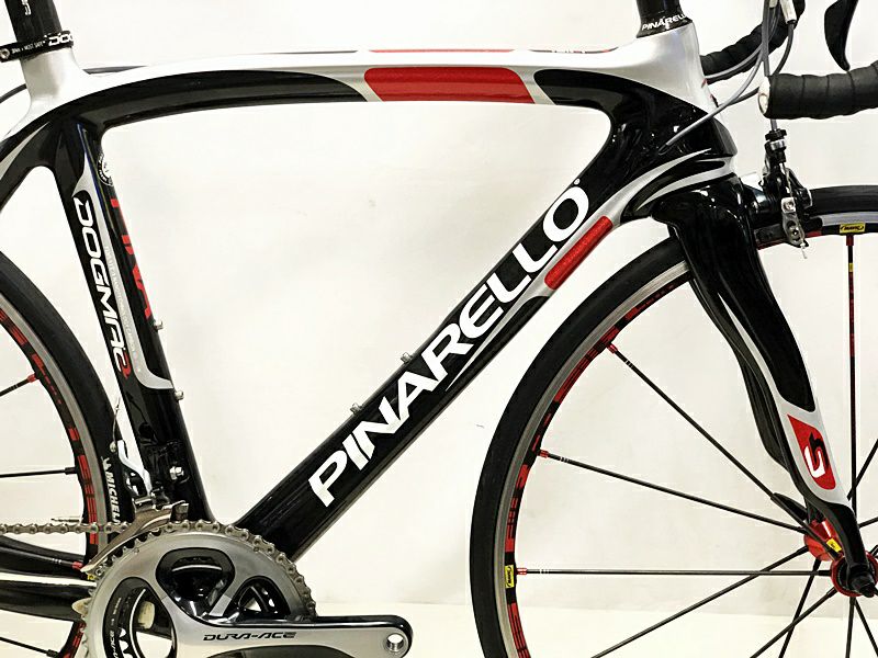 ピナレロ PINARELLO ドグマ 2 DOGMA 2 Carbon 60HM1K DURA-ACE 2012年モデル カーボンロードバイク  50サイズ ブラック/シルバー/レッド