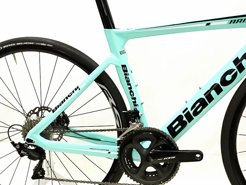 ビアンキ BIANCHI アリア ディスク ARIA DISC 105 油圧DISC 2019年モデル カーボンロードバイク 47サイズ チェレステ