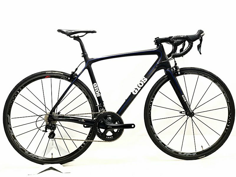 超美品 ジオス GIOS トルナード TORNADO カスタム 105/ULTEGRA MIX 2018年モデル カーボンロードバイク 54サイズ  ブラック