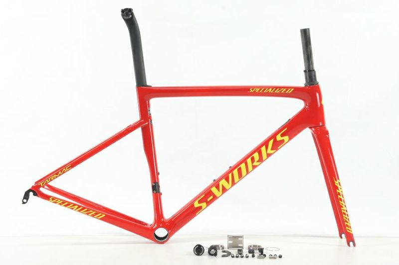 ◇◇未使用 スペシャライズド SPECIALIZED S-WORKS ターマック TARMAC SL6 2019年 カーボン ロードバイク フレーム  52サイズ 100/130mm（サイクルパラダイス大阪より配送）