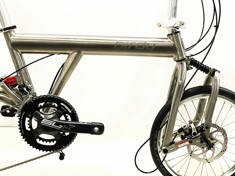 BIRDY バーディ　クランクセット3.0 超美品 BB付き Folding Bike ”Birdy”のカスタマイズ～その4；クランク交換