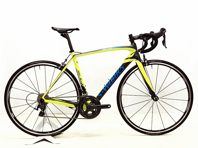 美品 スペシャライズド エスワークス ターマック S-WORKS TARMAC SL4 ULTEGRA 2014年 カーボンロードバイク 54サイズ  ネオンカラー