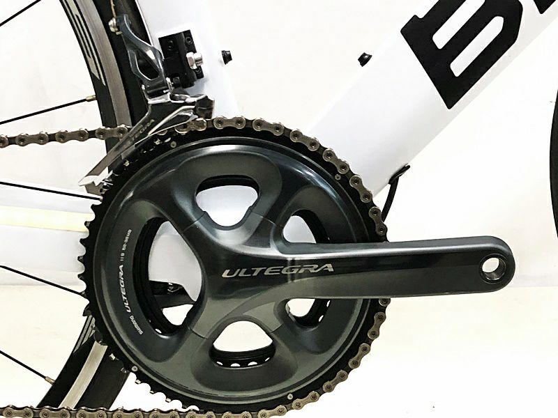 ○ BMC タイムマシーン Timemachine TM02 TWO ULTEGRA 2018年 TT トライアスロン カーボン ロードバイク  Sサイズ ホワイト/ブラック