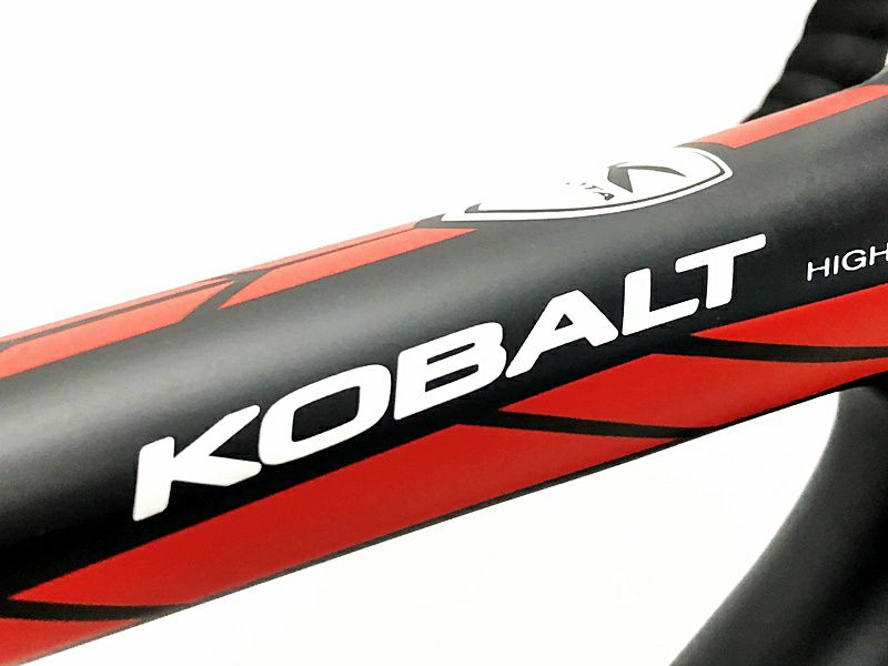 超美品 クオータ KUOTA コバルト KOBALT 105 2018年モデル カーボンロードバイク XXSサイズ ブラック/レッド