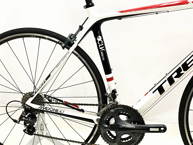 トレック TREK マドン 4.7 MADONE 4.7 OCLV400 ULTEGRA 2012年モデル カーボンロードバイク 56サイズ  ホワイト/ブラック/レッド