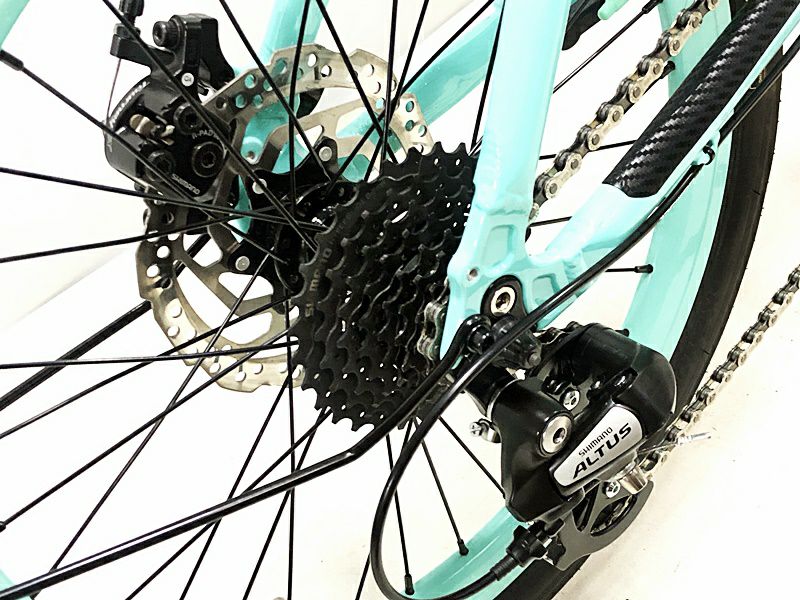 ● 超美品 ビアンキ BIANCHI レッコ E LECCO-E 2019~2020年モデル E-BIKE 電動アシスト自転車 43サイズ チェレステ