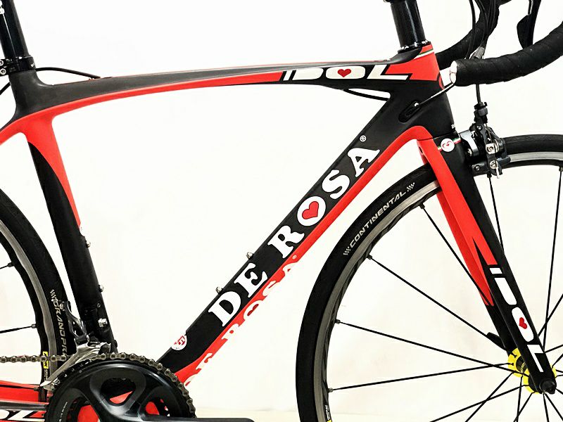 デローザ DE ROSA アイドル IDOL ULTEGRA 2017年モデル カーボンロードバイク 49.5サイズ レッド