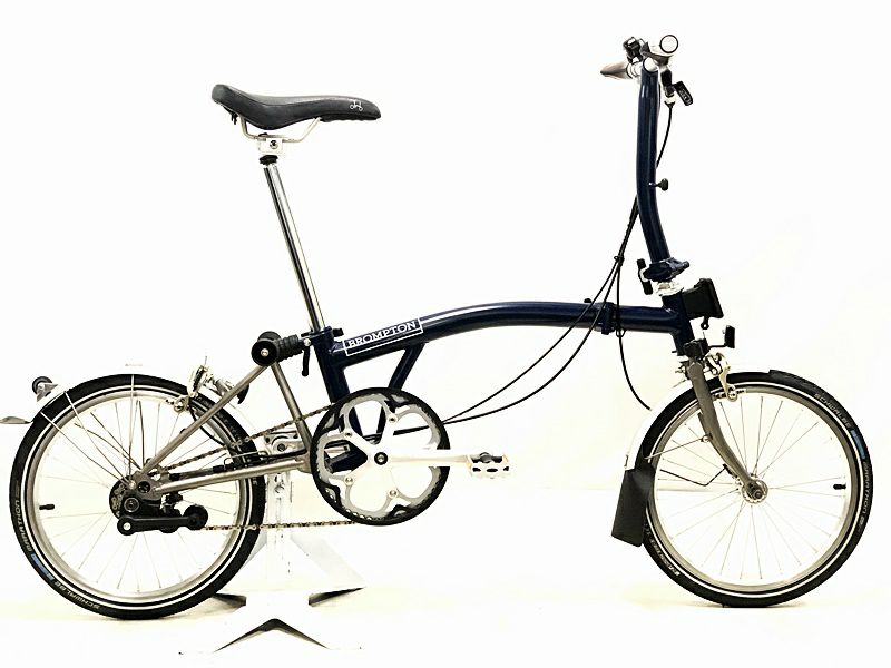 ブロンプトン BROMPTON S2L-X クロモリ/チタン 2015年モデルフォールディングバイク 折り畳み自転車 16インチ テンペストブルー