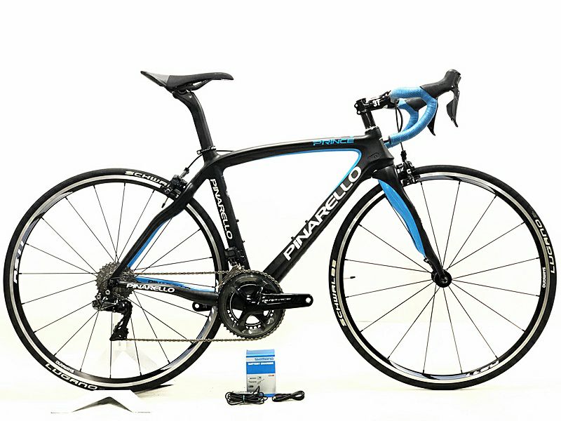 ピナレロ PINARELLO プリンス PRINCE DURA-ACE電動Di2 カスタム 2018年モデル カーボンロードバイク 46.5SLサイズ  ブラック/ブルー