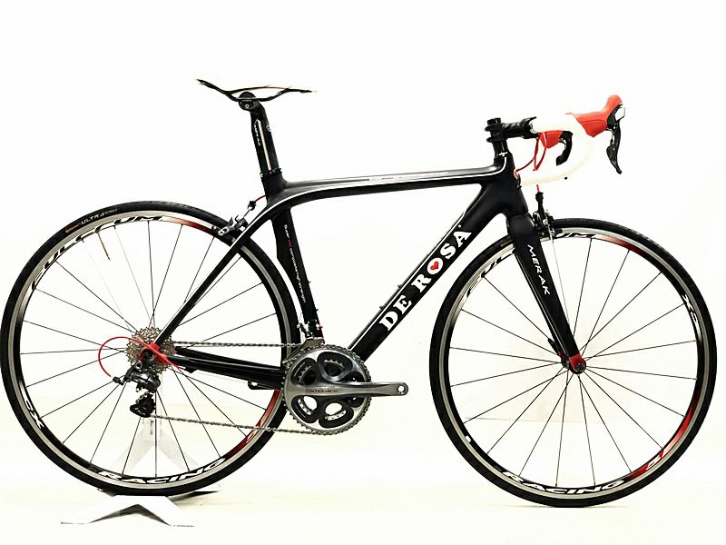 デローザ DE ROSA メラク エヴォリューション MERAK EVOLUTION DURA-ACE/ULTEGRA MIX 2012年 カーボン ロードバイク 51サイズ ブラック