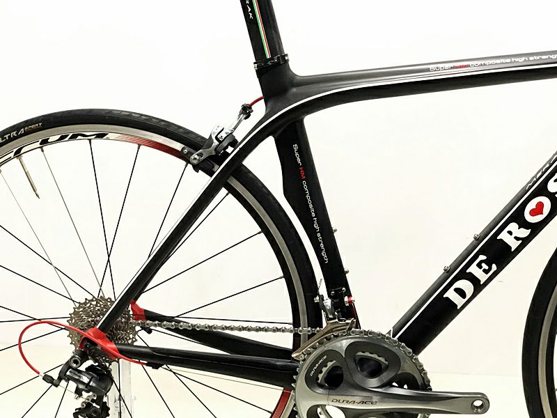 デローザ DE ROSA メラク エヴォリューション MERAK EVOLUTION DURA-ACE/ULTEGRA MIX 2012年 カーボン ロードバイク 51サイズ ブラック