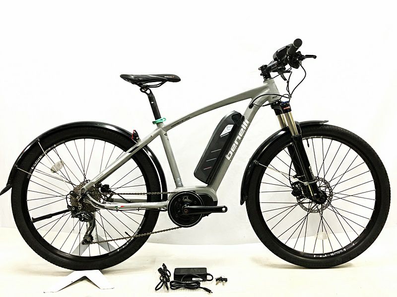 ●ベネリ タジェーテ 27.5 クロス TAGETE 27.5 CROSS 11.6Ah 2020年10月購入車体 E-BIKE 電動アシスト自転車  Sサイズ クールグレー