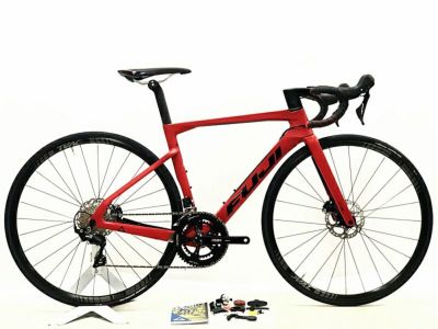 未走行品 フジ FUJI トランソニック 2.5 ディスク TRANSONIC 2.5 DISC 105 油圧DISC 2021年  カーボンロードバイク 49サイズ レッド