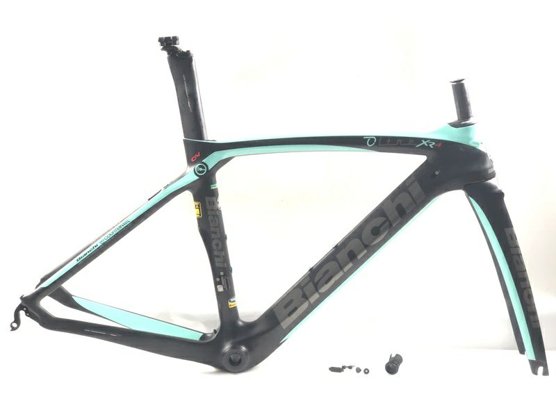 ビアンキ BIANCHI オルトレXR4 OLTRE XR4 フレームセット 2017 47サイズ カーボン ブラック チェレステ