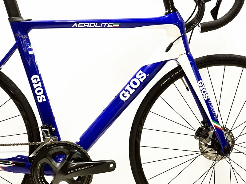 ジオス GIOS エアロ ライト ディスク AERO LITE DISC ULTEGRA 油圧DISC 2018年モデル カーボンロードバイク  52サイズ ジオスブルー