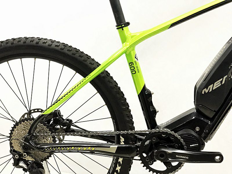 ○メリダ MERIDA e ビッグセブン 600 eBIG.SEVEN 600 E-MTB 2019年モデル E-BIKE 電動アシスト自転車  43(M)サイズ グリーン/ブラック